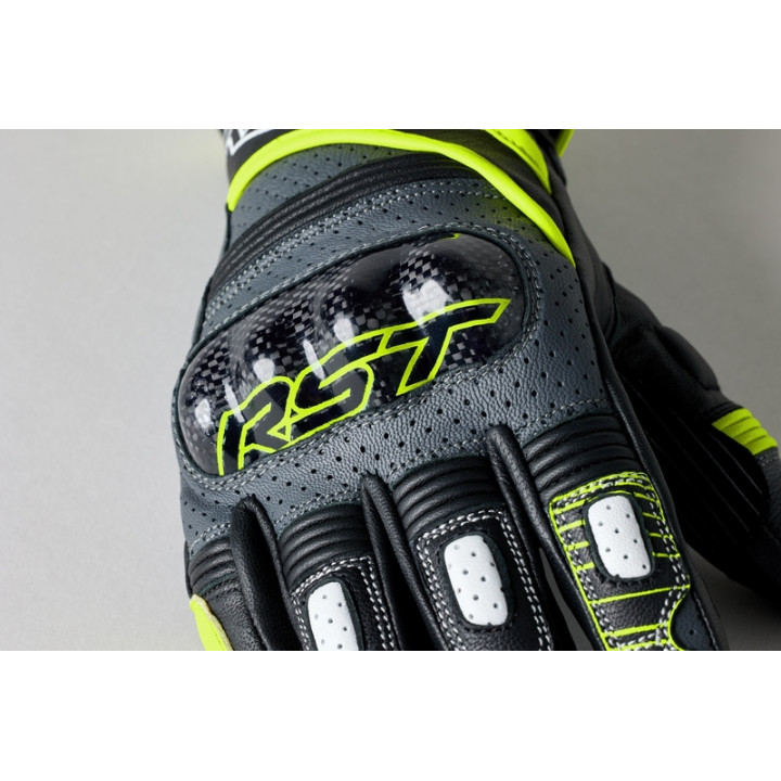 Gants RST Fulcrum homme CE - jaune fluo | Oxmoto