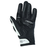 Gants RST Stunt 3 CE cuir/textile - blanc | Oxmoto
