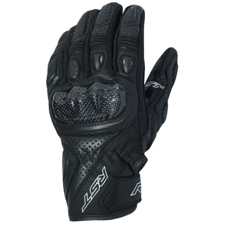 Gants RST Stunt 3 CE cuir/textile - noir | Oxmoto