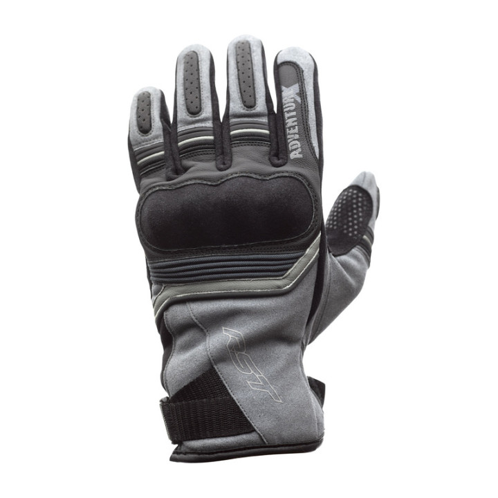 Gants RST Adventure-X CE cuir - gris | Oxmoto