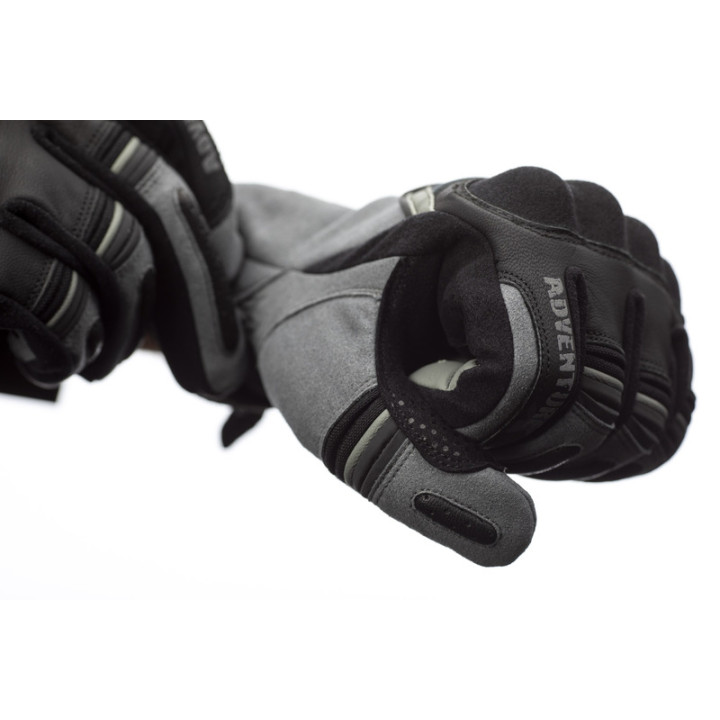 Gants RST Adventure-X CE cuir - gris | Oxmoto