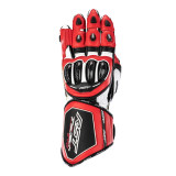 Gants RST TracTech Evo 4 cuir - rouge/blanc/noir | Oxmoto