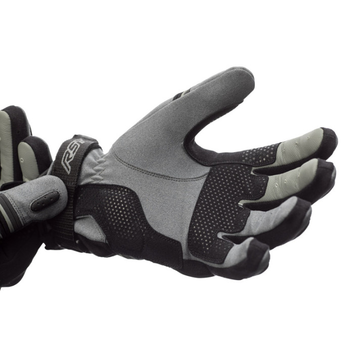 Gants RST Adventure-X CE cuir - gris | Oxmoto
