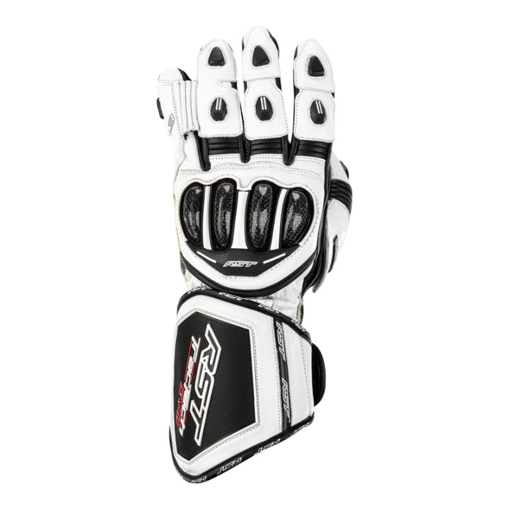 Gants RST TracTech Evo 4 cuir - blanc/noir | Oxmoto