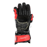 Gants RST TracTech Evo 4 cuir - rouge/blanc/noir | Oxmoto