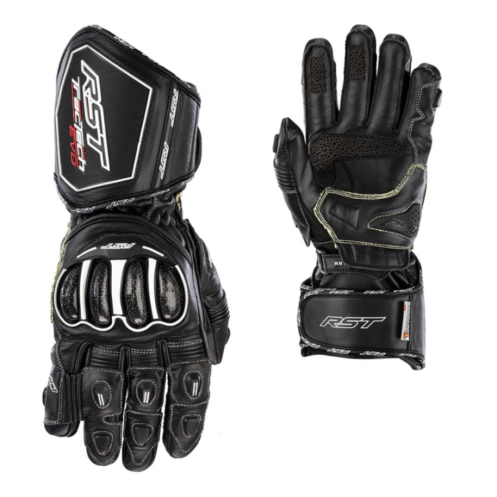 Gants RST TracTech Evo 4 cuir - noir | Oxmoto