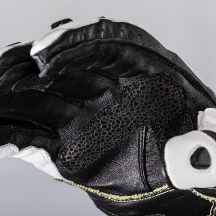 Gants RST TracTech Evo 4 cuir - blanc/noir | Oxmoto