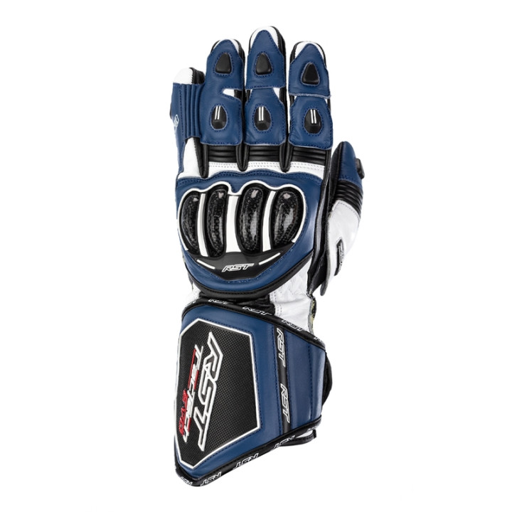 Gants RST TracTech Evo 4 cuir - bleu/blanc/noir | Oxmoto