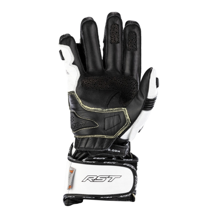 Gants RST TracTech Evo 4 cuir - blanc/noir | Oxmoto