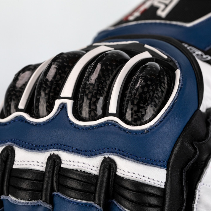 Gants RST TracTech Evo 4 cuir - bleu/blanc/noir | Oxmoto