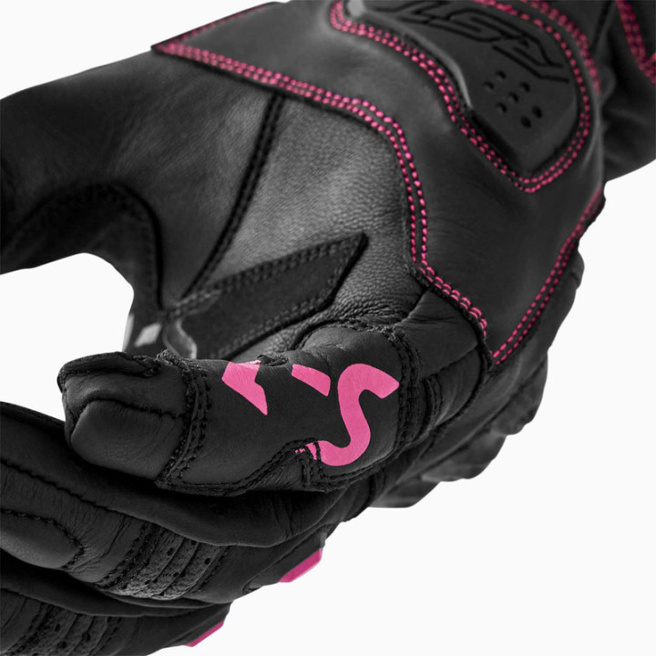 Gants RST S1 femme - noir/rose | Oxmoto