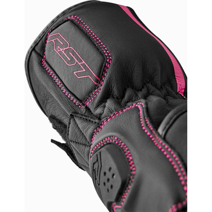 Gants RST S1 femme - noir/rose | Oxmoto
