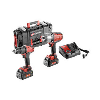 Duo pack 18V FACOM clé à choc 1/2"-1625nm perceuse visseuse 13mm
