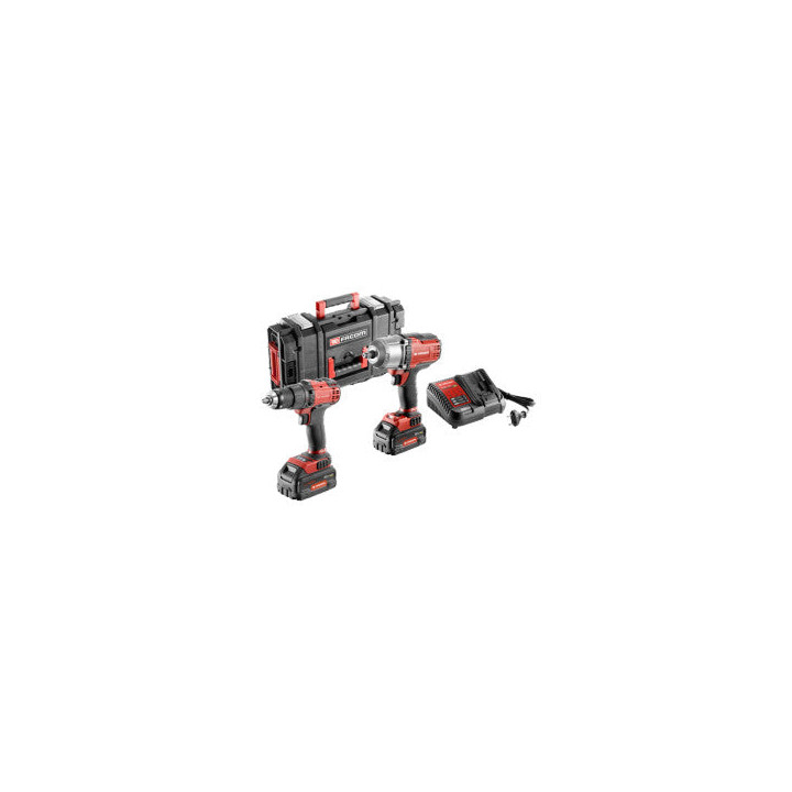 Duo pack 18V FACOM clé à choc 1/2"-1625nm perceuse visseuse 13mm