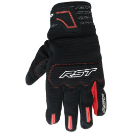 Gants RST Rider CE textile - rouge | Oxmoto
