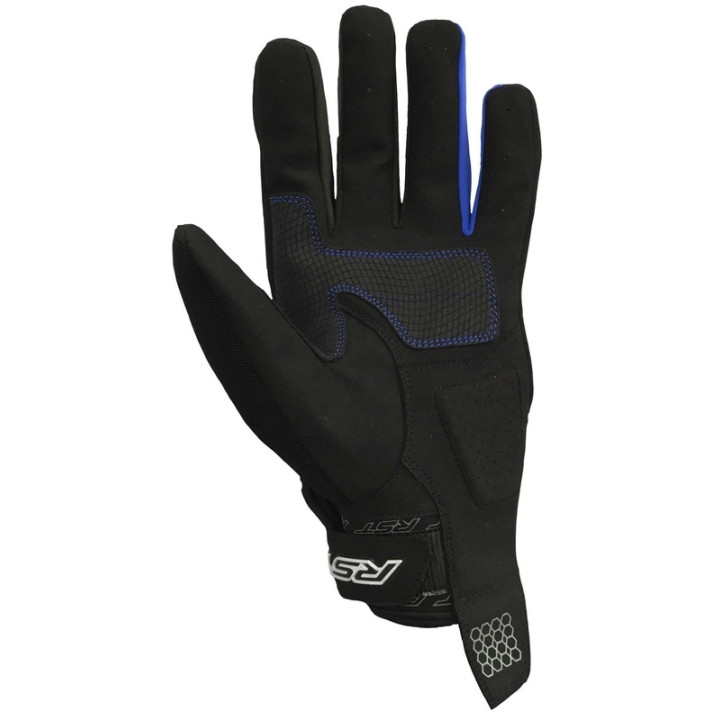 Gants RST Rider CE textile - bleu | Oxmoto