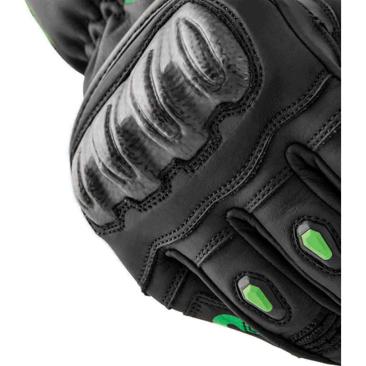 Gants RST S1 - noir/vert fluo | Oxmoto