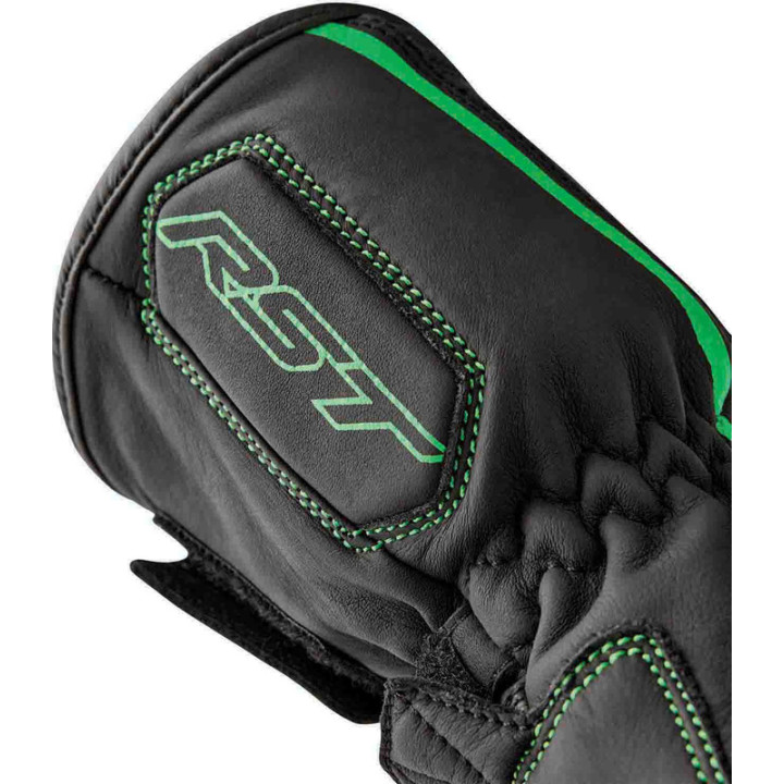 Gants RST S1 - noir/vert fluo | Oxmoto