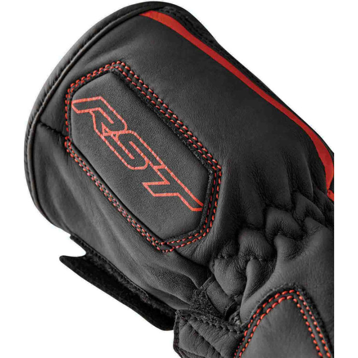 Gants RST S1 - noir/rouge fluo | Oxmoto
