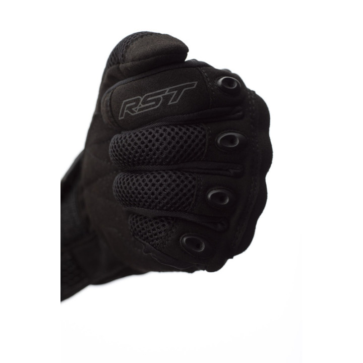 Gants RST Atlas Waterproof CE textile - noir | Oxmoto