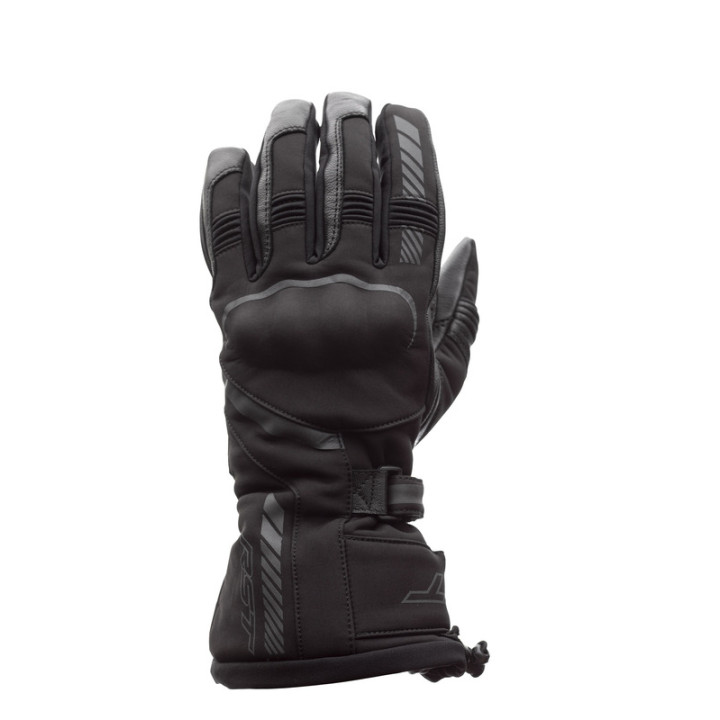 Gants RST Atlas Waterproof CE textile - noir | Oxmoto