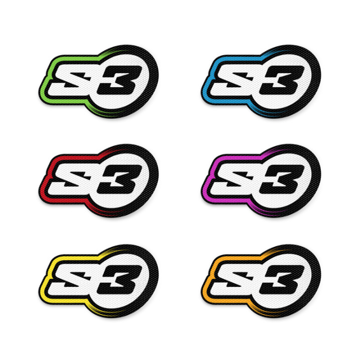 Kit autocollants S3 Impact Enduro/Trial 20 pièces | Oxmoto