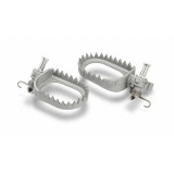 Repose-pieds S3 Punk argent | Oxmoto