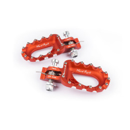 Repose-pieds S3 Hard Rock aluminium orange | Oxmoto