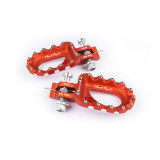 Repose-pieds S3 Hard Rock aluminium orange | Oxmoto