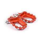 Repose-pieds S3 Hard Rock aluminium orange | Oxmoto