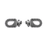 Repose-pieds S3 Hard Rock aluminium titane | Oxmoto