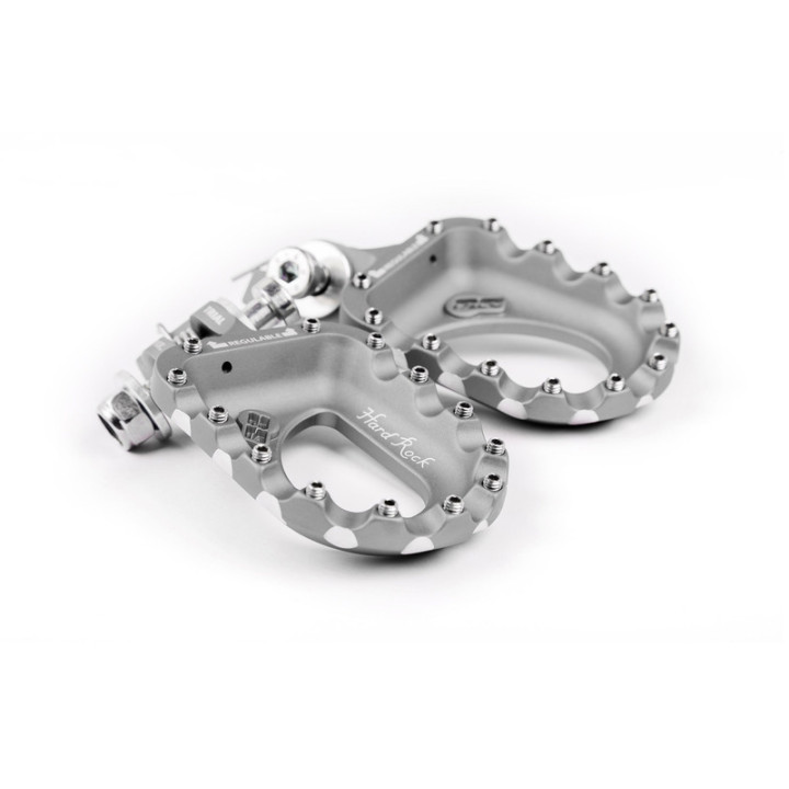 Repose-pieds S3 Hard Rock aluminium argent | Oxmoto