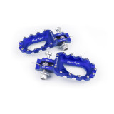 Repose-pieds S3 Hard Rock aluminium bleu | Oxmoto