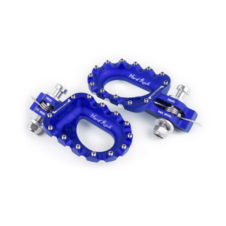 Repose-pieds S3 Hard Rock aluminium bleu | Oxmoto
