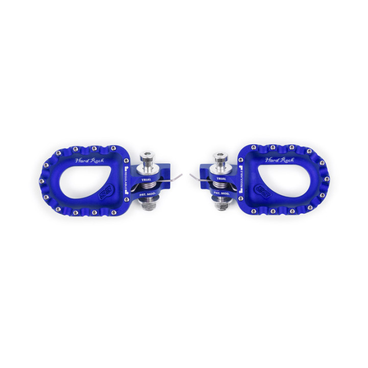 Repose-pieds S3 Hard Rock aluminium bleu | Oxmoto