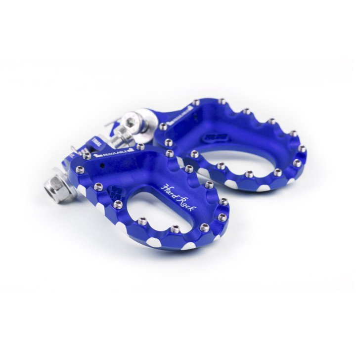 Repose-pieds S3 Hard Rock aluminium bleu | Oxmoto