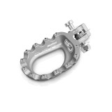 Repose-pieds S3 Curve aluminium argent | Oxmoto
