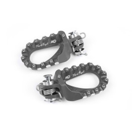 Repose-pieds S3 Hard Rock Enduro aluminium titane | Oxmoto