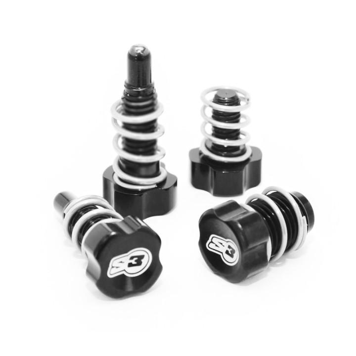 Vis de réglage leviers S3 noir Braktek/AJP | Oxmoto