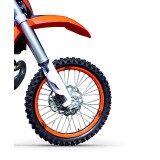 Stickers de jante S3 orange | Oxmoto