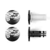 Embouts de guidons S3 End 5 Ø12mm noir | Oxmoto