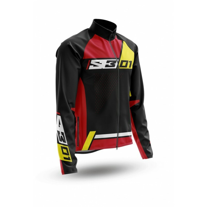 Veste S3 Collection 01 - noir/rouge taille | Oxmoto