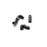 Durites de radiateur Samco KTM-137BLACK | Oxmoto