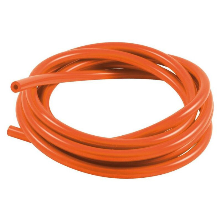 Durite de mise à l'air Samco pour carburateur silicone orange 3M - Øint. 5mm/Øext. 10mm