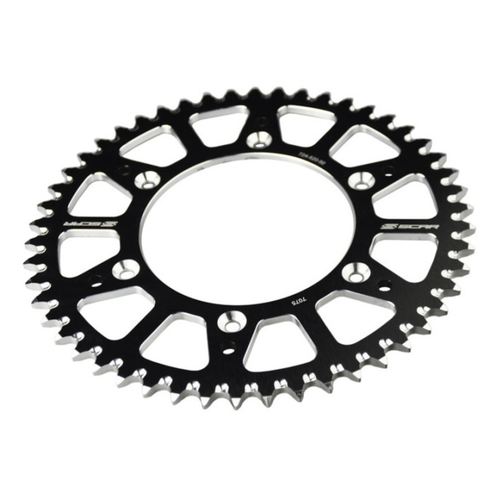 Couronne Scar Aluminium Anti boue - 420 SRS510-50BK | Oxmoto