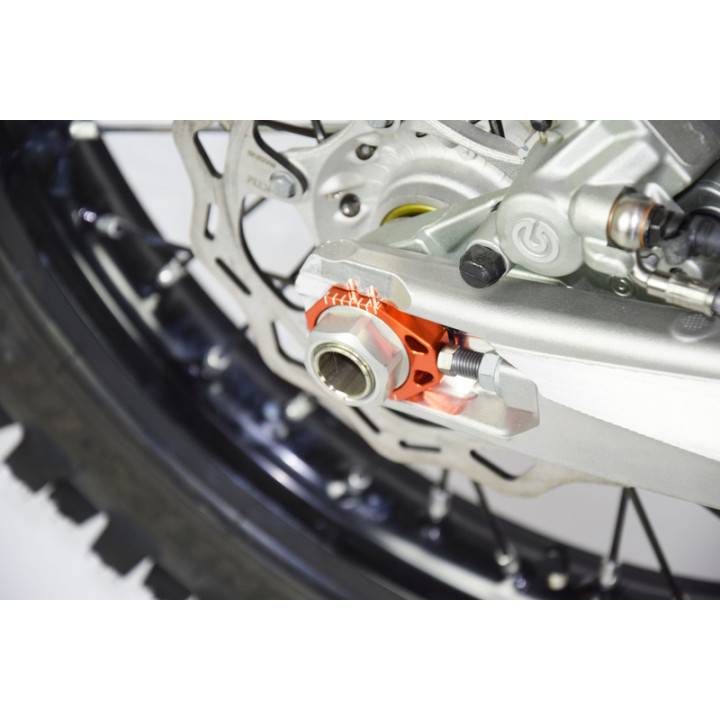 Tendeur de chaîne Scar orange AB503 | Oxmoto