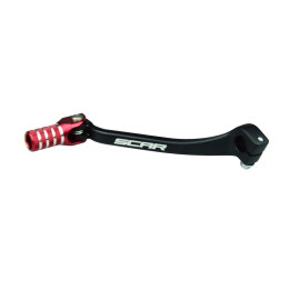 Sélecteur de vitesse Scar rouge GSL121 | Oxmoto