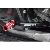 Sélecteur de vitesse Scar rouge GSL121 | Oxmoto