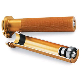 Barillet de gaz Scar en aluminium + roulement noir TT100BK