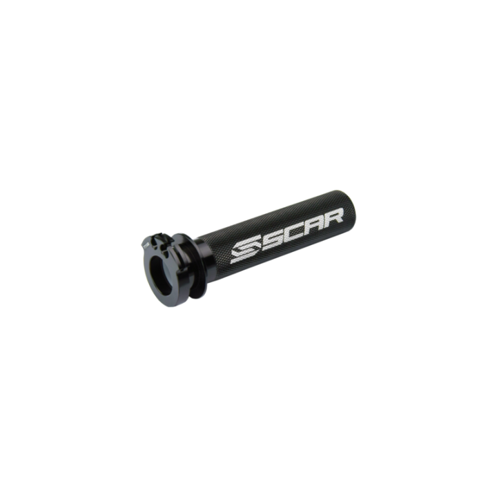 Barillet de gaz Scar en aluminium + roulement noir TT100BK